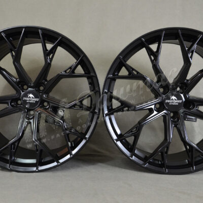 Forzza Titan 21" 9J ET25 + 10,5J ET40 5x112 Satin Black