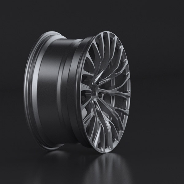 Breyton Topas 20" 9J ET25/ET31 + 10,5J ET30/ET39 5x120 Matt Gun - obrazek 3