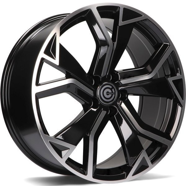 Carbonado Generous 20" 8,5J ET30 5x112 Black Front Polished - obrazek 2