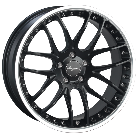 Breyton Race GTP 20" 8,5J ET35 + 10J ET30/ET46 5x120 Matt Black with Polished Lip - obrazek 2