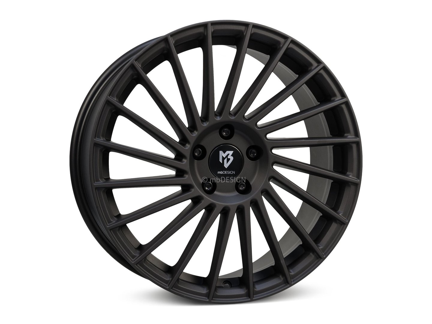 mbDesign VR3 19" 8,5J ET45 5x108 Black Matt - obrazek 2