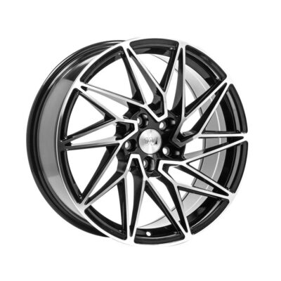 1AV ZX10 18" 8J ET40 5x108-5x120 Black & Polished