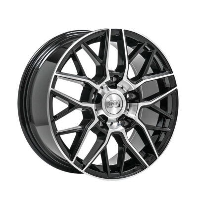 1AV ZX11T 20" 8J ET50 5x160 Black & Polished