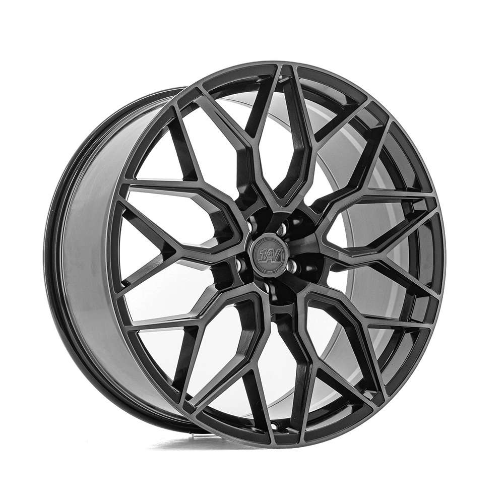 1AV ZX12 23" 10,5J ET40 5x112-5x130 Gloss Black Polished & Tinted