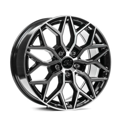 1AV ZX12T 18" 8J ET40 5x120 Gloss Black & Polished