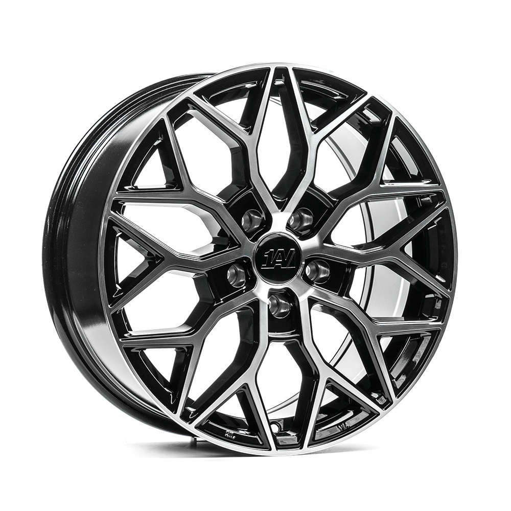 1AV ZX12T 18" 8J ET40 5x120 Gloss Black & Polished