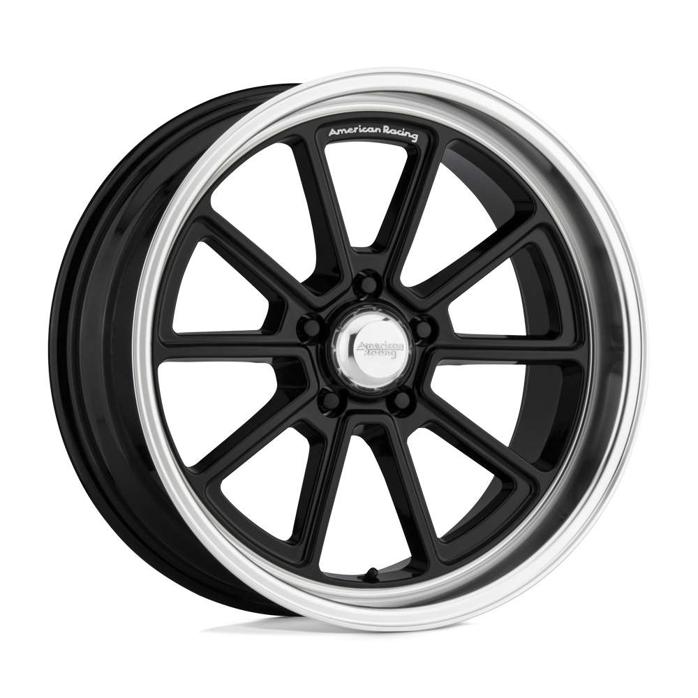 American Racing VN510 Draft 18" 10J ET12 5x114,3 Gloss Black w/ Diamond Cut Lip