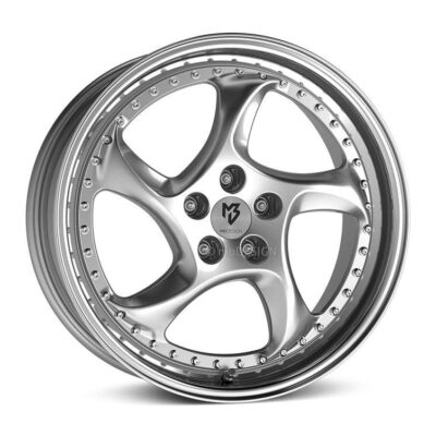 mbDesign Turbo S 19" 9J ET42 5x108 Silber Poliert