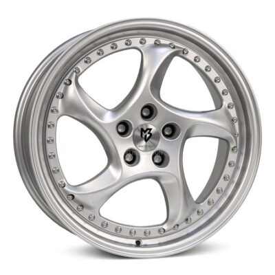 mbDesign Turbo S 19" 9J ET42 5x112 Silber
