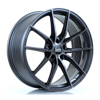 BOLA FLC 20" 8,5J ET38-ET45 5x98-5x130 Titanium Brushed