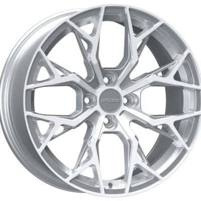 Arceo M-01 17" 7,5J ET35 4x100 Silver Diamond
