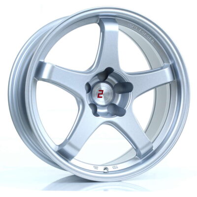 2Forge ZF7 18" 8J ET0-ET20 + 9J ET12-ET33 5x100-5x130 Silver