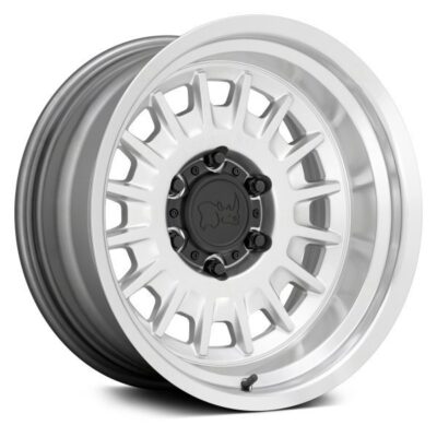 Black Rhino Aliso 16" 8J ET0 6x139,7 Gloss Silver with Mirror Cut