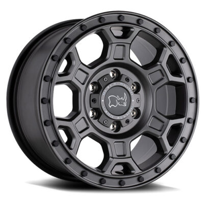 Black Rhino Midhill 16" 8J ET45 6x130 Matte Gunmetal