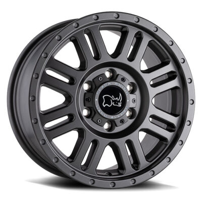 Black Rhino Yellowstone 18" 8J ET48 5x130 Matte Gunmetal