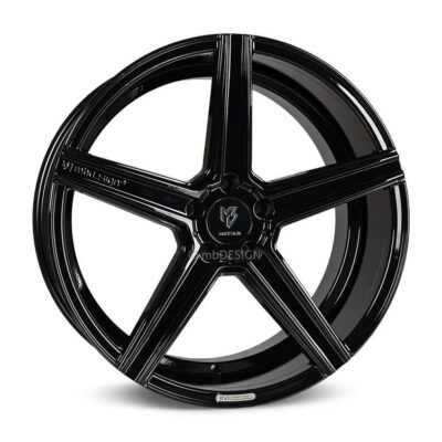 mbDesign KV1 20" 9J ET20/ET28/ET35/ET40 5x114,3 Black Shiny