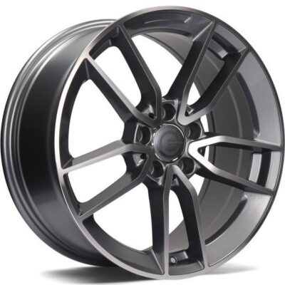 Carbonado Amazing 18" 8J ET45 5x112 Anthracite Front Polished