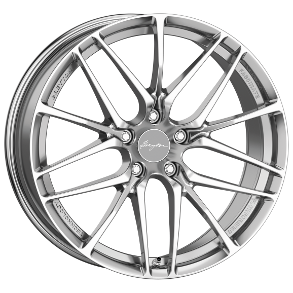 Breyton Fascinate 20" 8,5J ET35 + 10J ET46 5x120 Hyper Silver