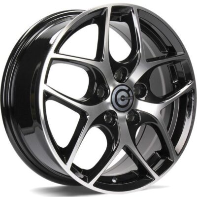 Carbonado Denver 16" 6,5J ET52,5 5x108 Black Front Polished
