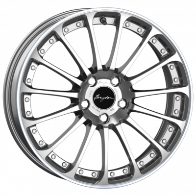 Breyton Magic CW 18" 7,5J ET48 4x100 Hyper Dark with Polished Lip