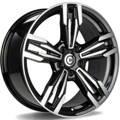 Carbonado Dynamite 19" 9,5J ET38 5x120 Black Front Polished