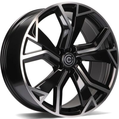 Carbonado Generous 20" 8,5J ET30 5x112 Black Front Polished