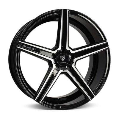 mbDesign KV1 23" 10J ET30/ET45 5x112 Black Shiny Polish