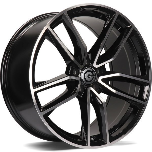 Carbonado Invention 21" 10J ET54 5x112 Black Front Polished