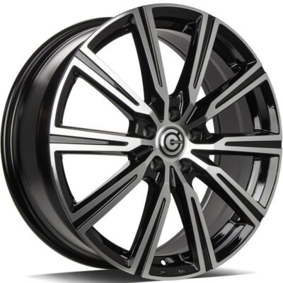 Carbonado Kick 19" 7,5J ET45 5x108 Black Front Polished