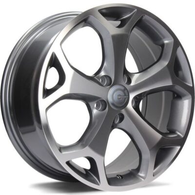 Carbonado Las Vegas 16" 6,5J ET50 5x108 Anthracite Front Polished