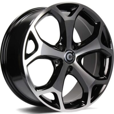 Carbonado Las Vegas 17" 7,5J ET50 5x108 Black Front Polished