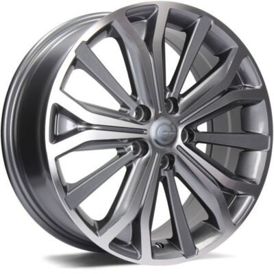 Carbonado Majestic 17" 7J ET46 5x108 Anthracite Front Polished