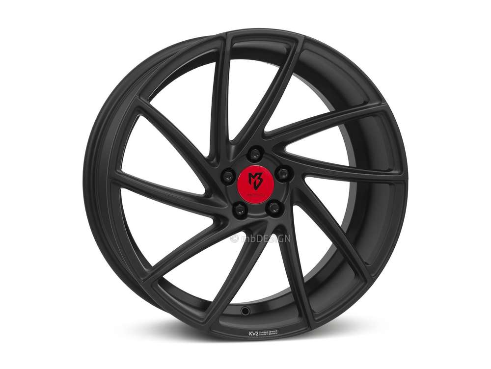 mbDesign KV2 20" 8,5J ET40 5x115 Black Matt