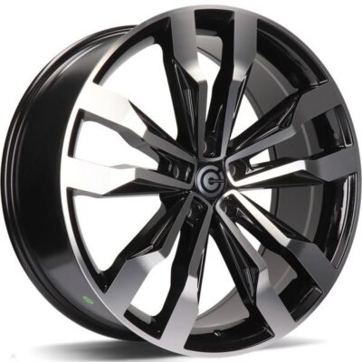 Carbonado Mountain 18" 8J ET45 5x112 Black Front Polished