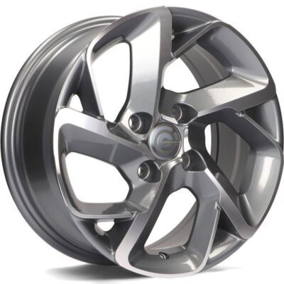 Carbonado Nantes 15" 6,5J ET25 4x108 Anthracite Front Polished