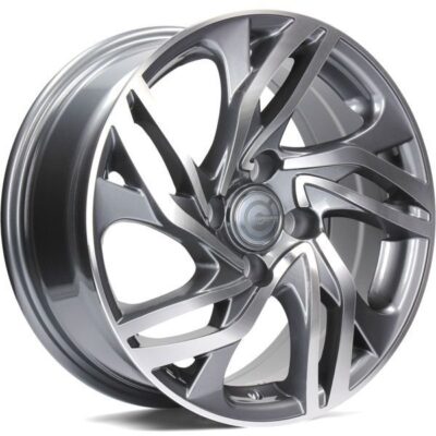 Carbonado Paris 16" 7J ET25 4x108 Anthracite Front Polished