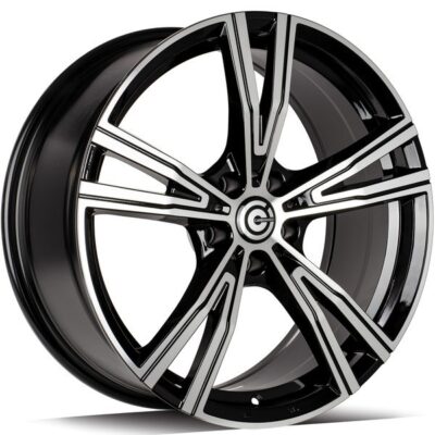 Carbonado Platinum 19" 8,5J ET30 5x112 Black Front Polished