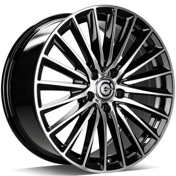 Carbonado Prestige 19" 8J ET35 + 9J ET40 5x112 Black Front Polished
