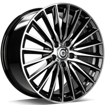 Carbonado Prestige 19" 8J ET35 5x112 Black Front Polished