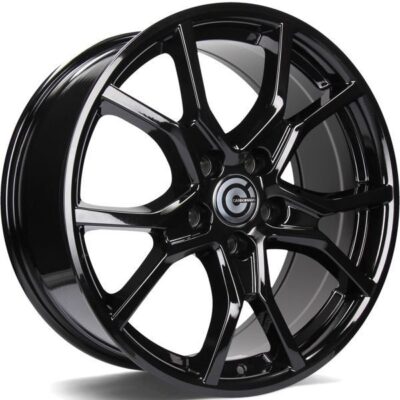 Carbonado Priest 18" 8J ET40 5x114,3 Black Glossy