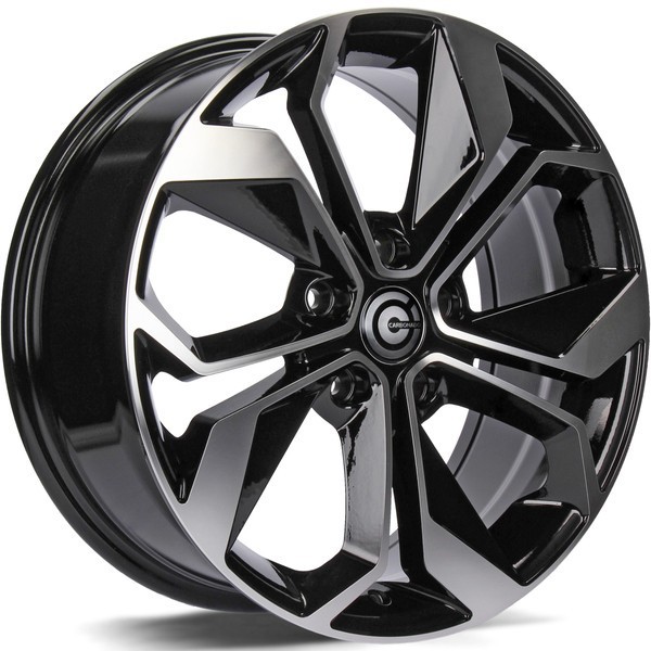 Carbonado Raptor 16" 6,5J ET45 5x114,3 Black Front Polished