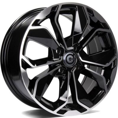 Carbonado Rewind 15" 6,5J ET38 4x100 Black Front Polished