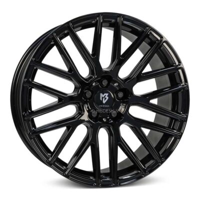 mbDesign KV4 20" 9J ET40 5x120 Black Shiny