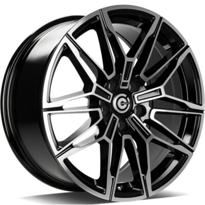 Carbonado Rubin 18" 8J ET33 5x120 Black Front Polished
