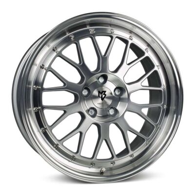 mbDesign LV1 19" 8,5J ET35/ET45 5x112 Silver Polish
