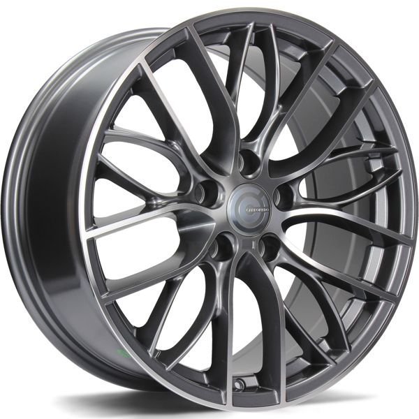 Carbonado Shine 18" 8J ET30 5x120 Anthracite Front Polished
