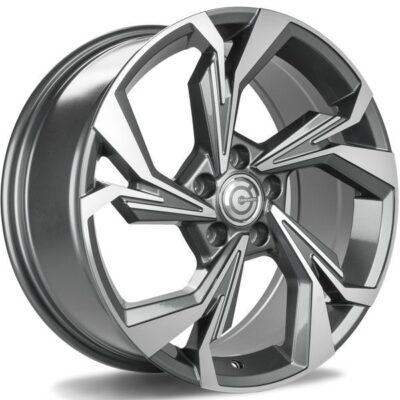 Carbonado Slingshot 18" 8J ET45 5x112 Anthracite Front Polished