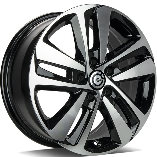 Carbonado Strasbourg 16" 7J ET45 5x108 Black Front Polished