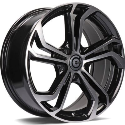 Carbonado Strength 17" 7,5J ET42 5x112 Black Front Polished