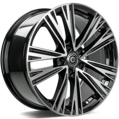 Carbonado Stunt 18" 8J ET35 5x112 Black Front Polished